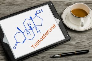 testosterone and caffeine