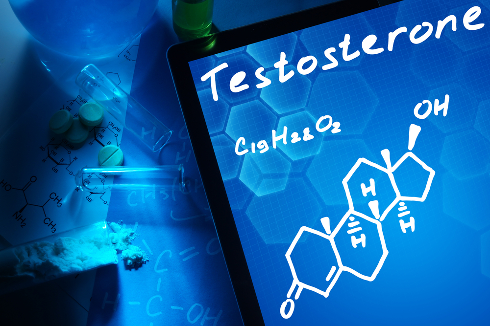 testosterone level and chemical structure