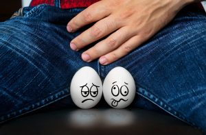 sick eggs, testicle problem