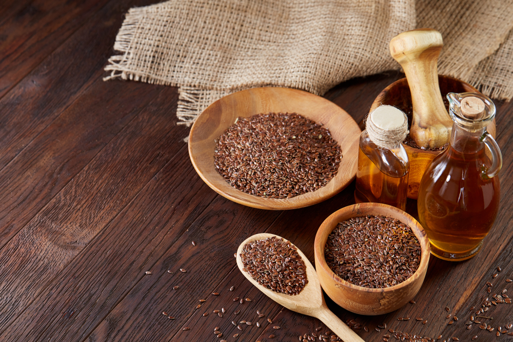 flaxseeds and flaxseed oil