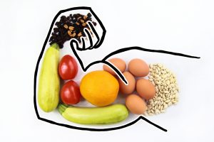 flexed arm testosterone boosting foods