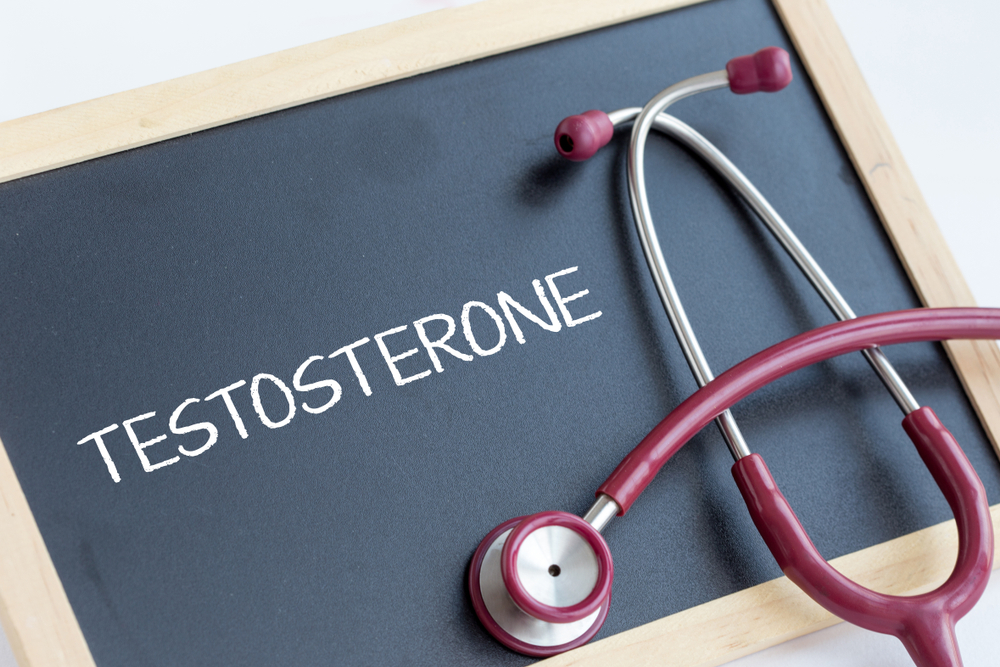 testosterone and stethoscope