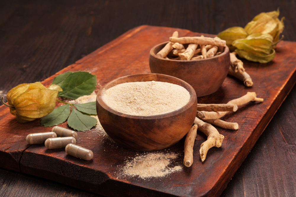 ashwagandha powder and supplement