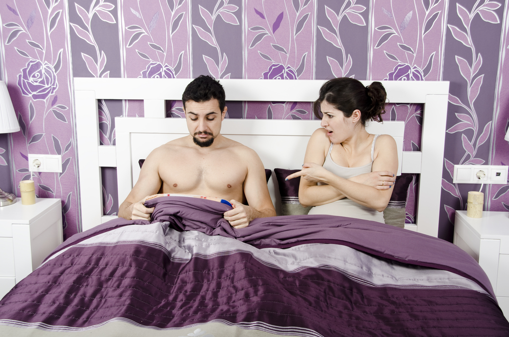 couple with erectile dysfunction issues