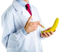 doctor injecting a banana or penis