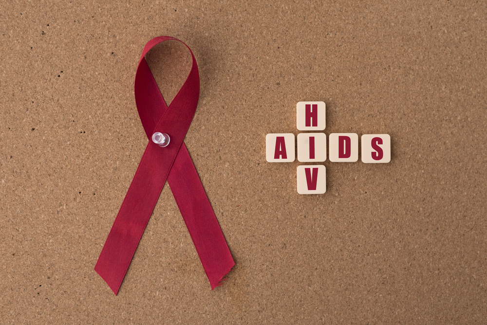 HIV AIDS red ribbon