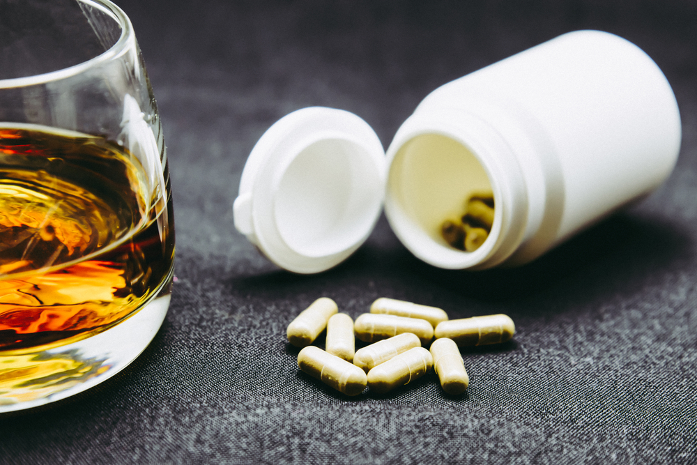 supplement capsules with alcohol