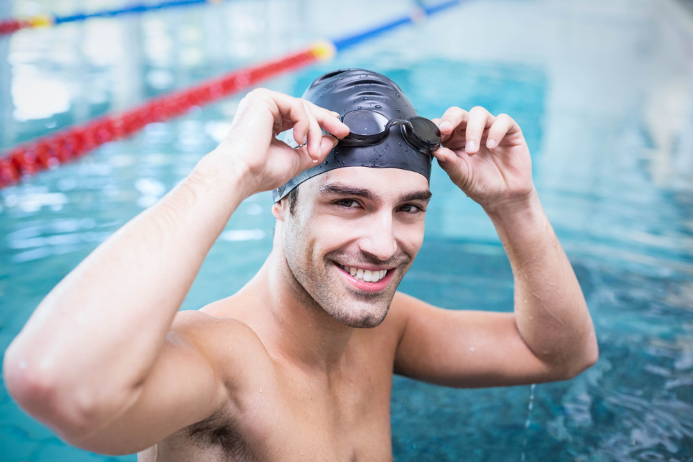 ready for a lap in the pool