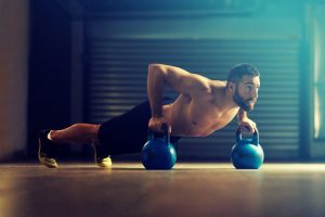 dumbbell push-ups