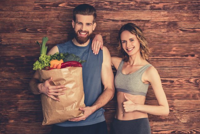 fit couple grocery