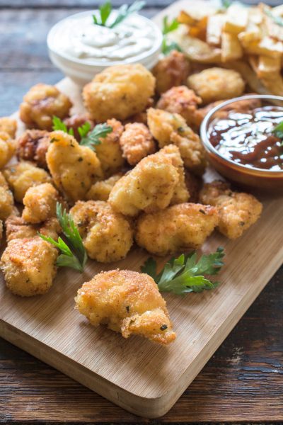 fried chicken nuggets